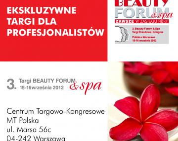 Targi BEAUTY FORUM&SPA 15-16.09.2012 Targi BEAUTY FORUM&SPA 15-16.09.2012